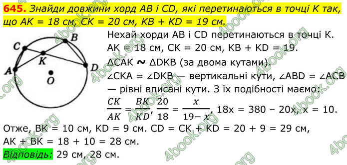 ГДЗ Геометрія 8 клас Бевз (2025)
