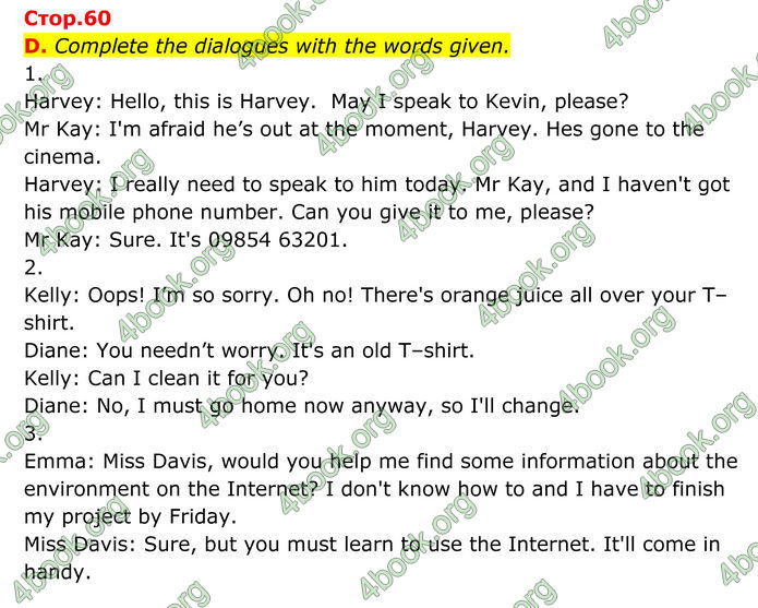 ГДЗ Зошит Англійська мова 8 клас Мітчелл (2025)