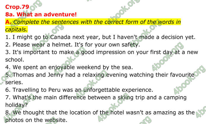 ГДЗ Зошит Англійська мова 8 клас Мітчелл (2025)