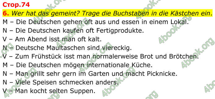 ГДЗ Німецька мова 8 клас Сотникова (2025) 4 рік