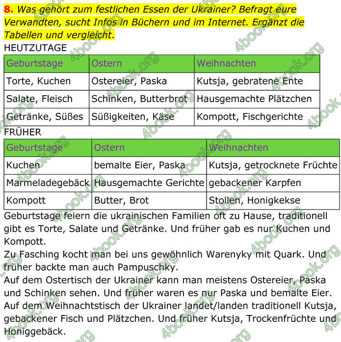 ГДЗ Німецька мова 8 клас Сотникова (2025) 4 рік
