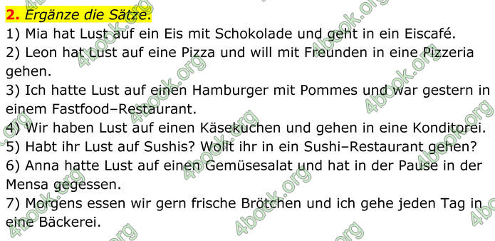 ГДЗ Німецька мова 8 клас Сотникова (2025) 4 рік