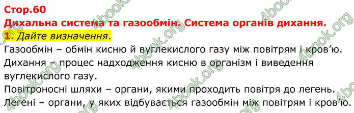 ГДЗ Зошит Біологія 8 клас Кулініч (2025)