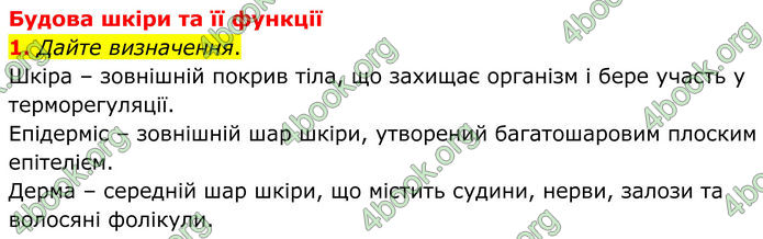 ГДЗ Зошит Біологія 8 клас Кулініч (2025)