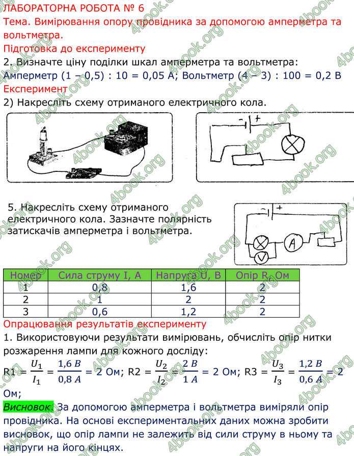 ГДЗ Зошит Фізика 8 клас Божинова (2025)