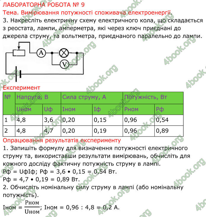 ГДЗ Зошит Фізика 8 клас Божинова (2025)