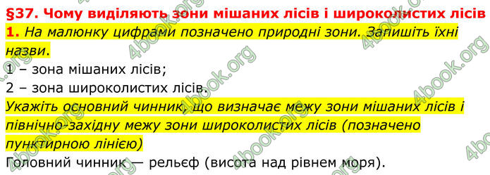 ГДЗ Зошит Географія 8 клас Гільберг (2025)