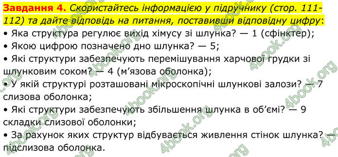 ГДЗ Робочий зошит біологія 8 клас Мирна (НУШ)