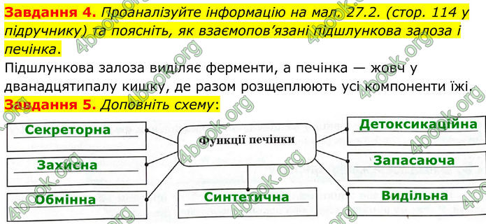 ГДЗ Робочий зошит біологія 8 клас Мирна (НУШ)