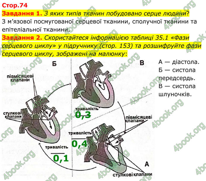 ГДЗ Робочий зошит біологія 8 клас Мирна (НУШ)