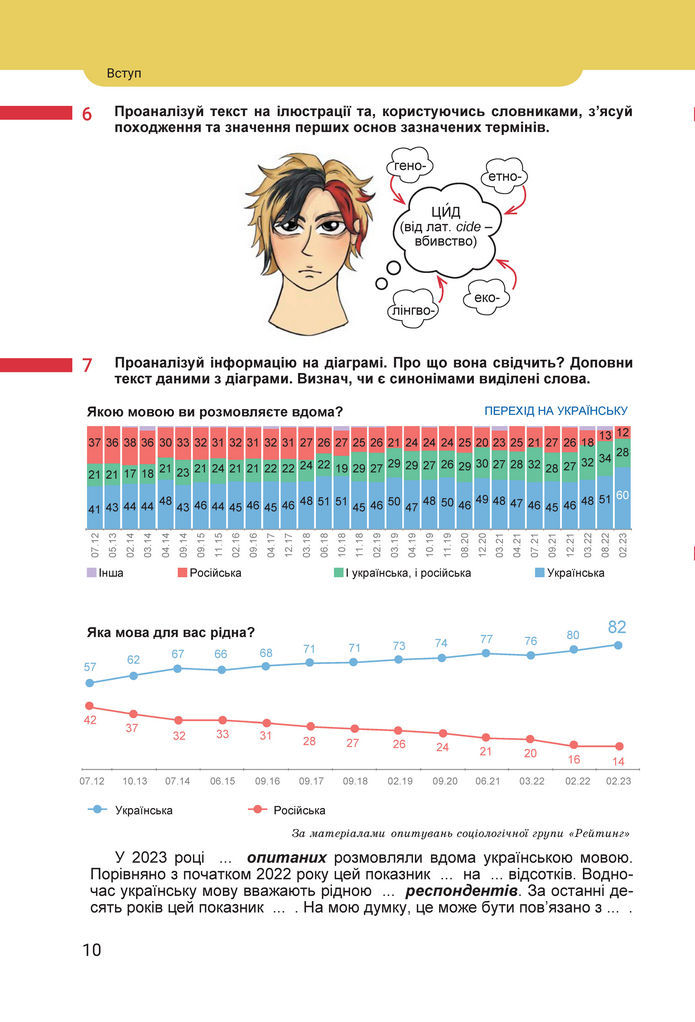 Підручник Українська мова 8 клас Онатій (2025)