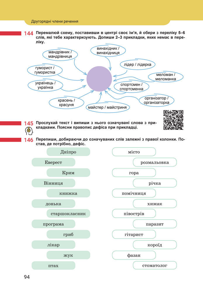 Підручник Українська мова 8 клас Онатій (2025)