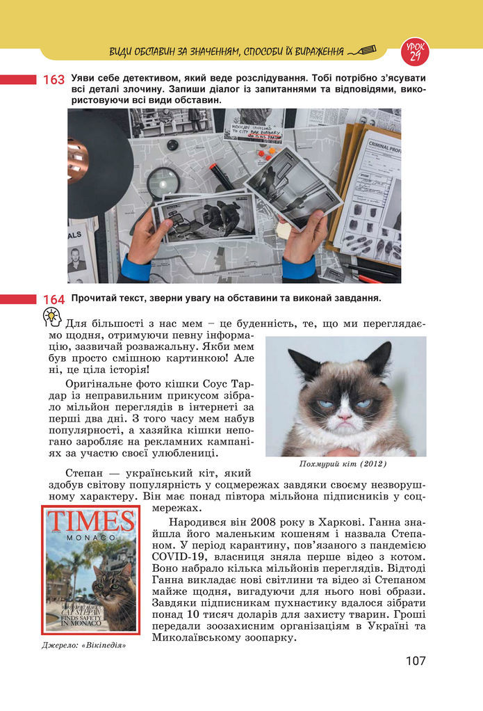 Підручник Українська мова 8 клас Онатій (2025)