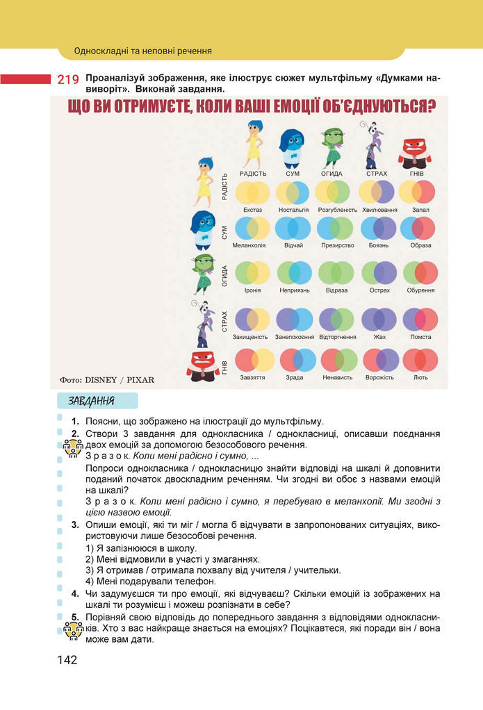 Підручник Українська мова 8 клас Онатій (2025)