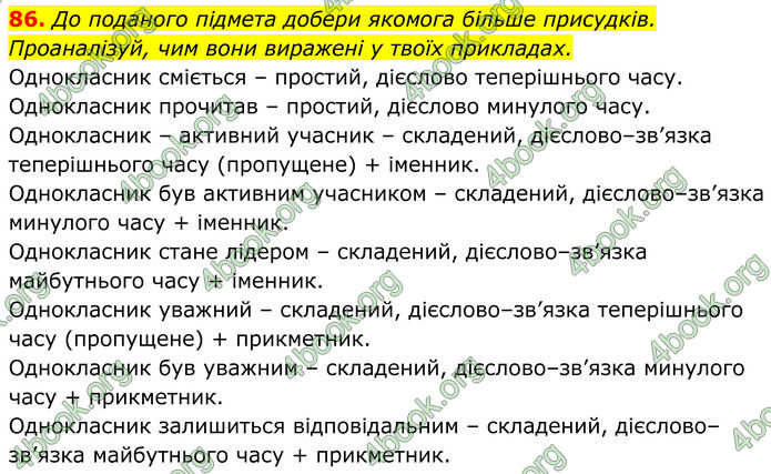 ГДЗ Українська мова 8 клас Онатій