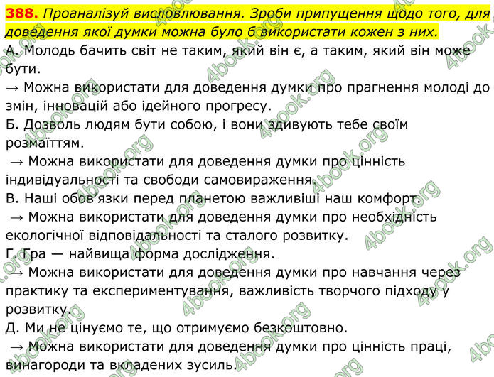 ГДЗ Українська мова 8 клас Онатій