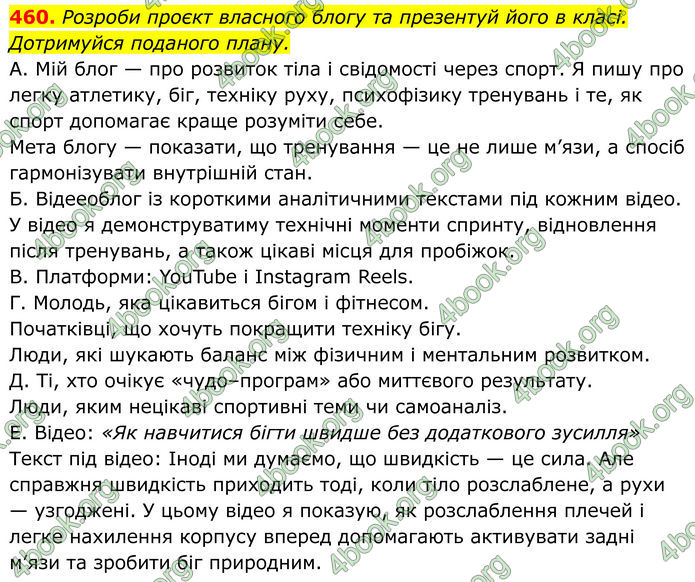ГДЗ Українська мова 8 клас Онатій