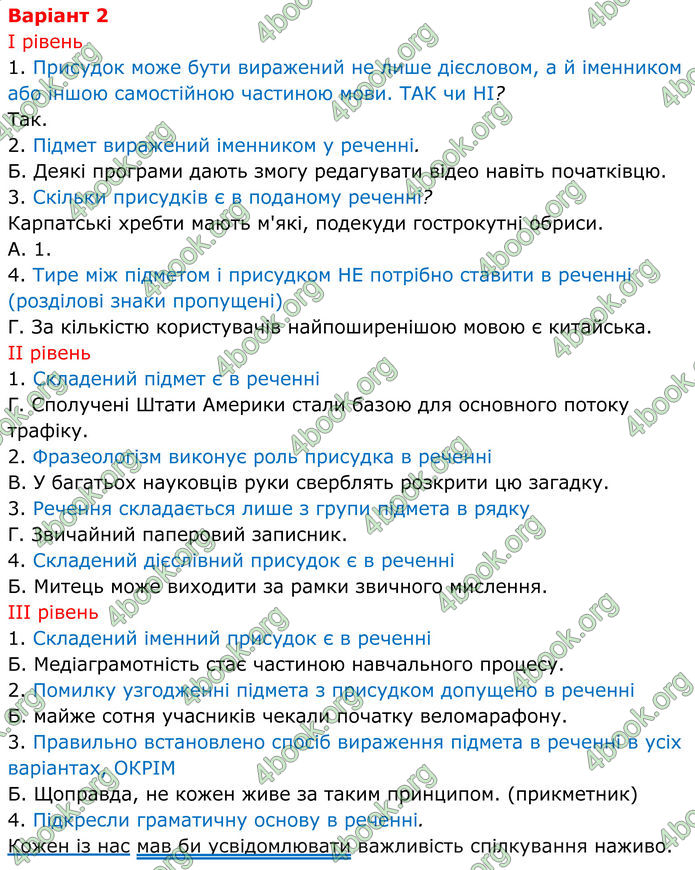 ГДЗ Українська мова 8 клас Онатій