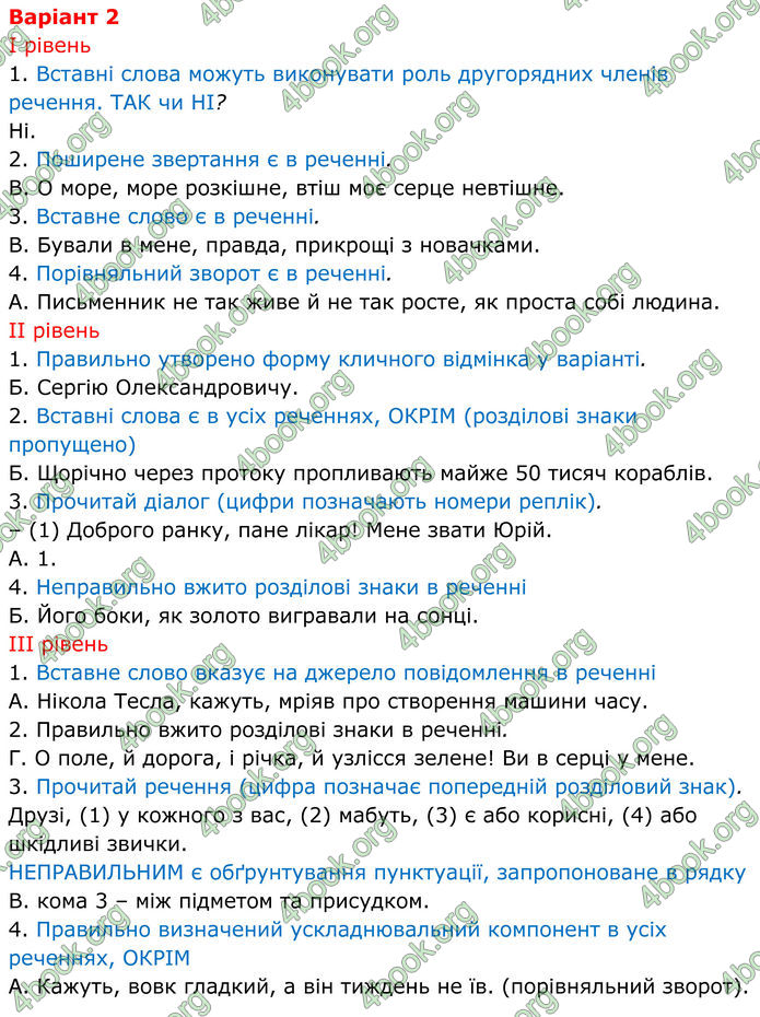 ГДЗ Українська мова 8 клас Онатій