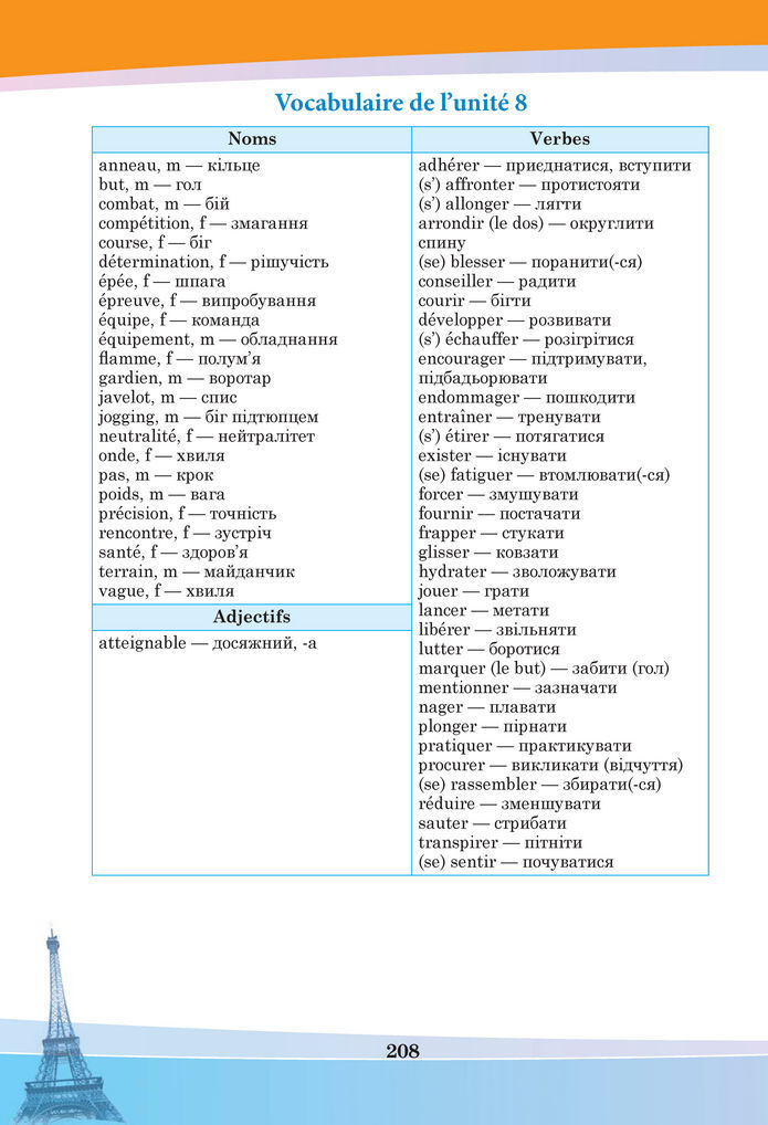 Підручник Французька мова 8 клас Чумак (2025)
