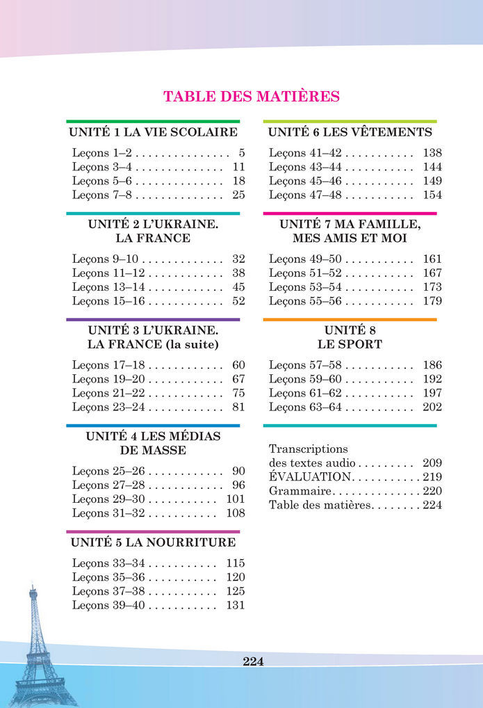 Підручник Французька мова 8 клас Чумак (2025)