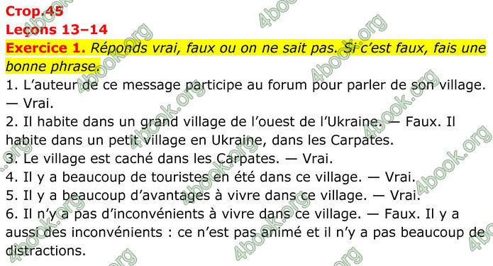 ГДЗ Французька мова 8 клас Чумак (НУШ)