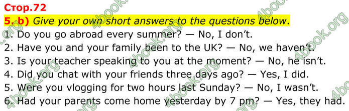 ГДЗ Граматика Англійська мова 8 клас Карпюк (2025)