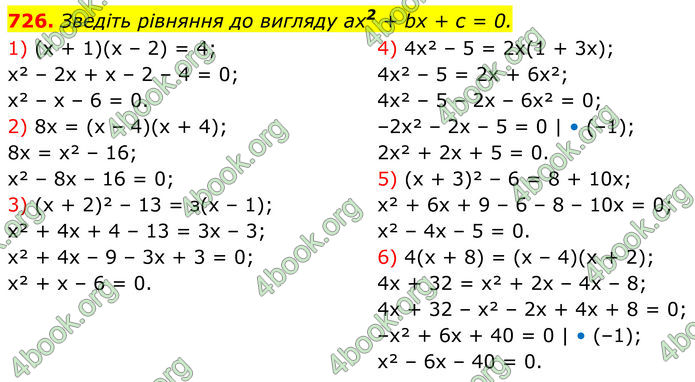 ГДЗ Алгебра 8 клас Тарасенкова (2025)