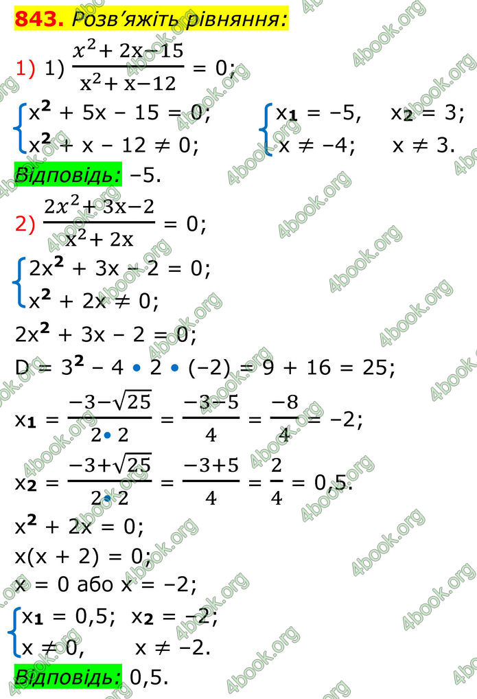 ГДЗ Алгебра 8 клас Тарасенкова (2025)