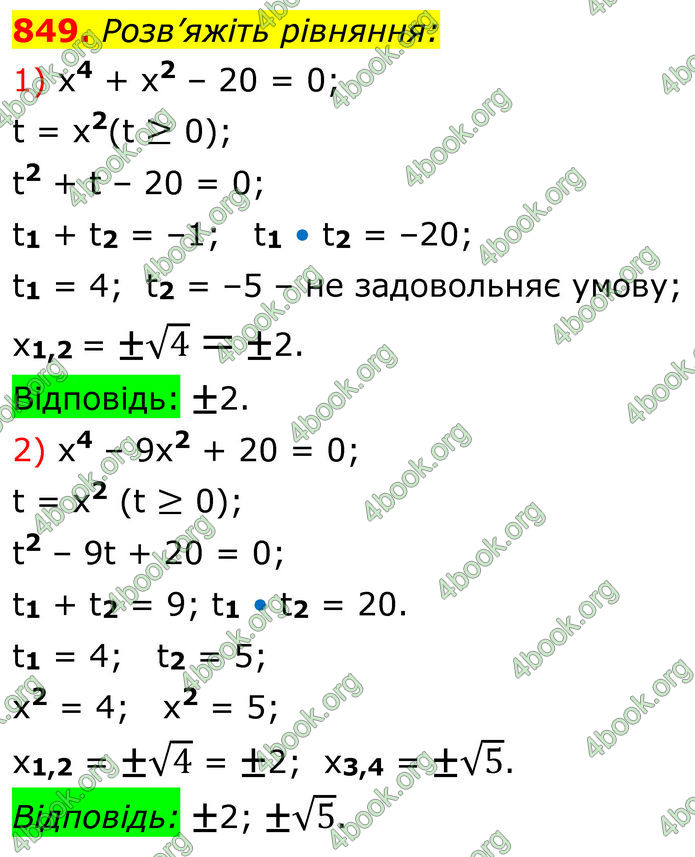 ГДЗ Алгебра 8 клас Тарасенкова (2025)