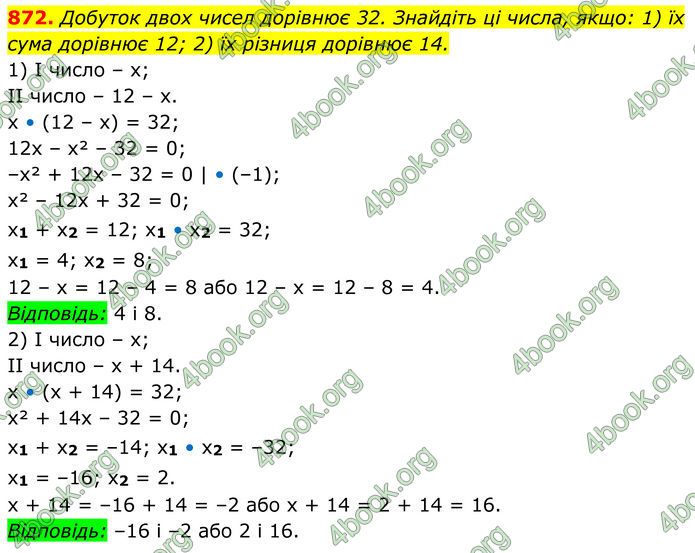 ГДЗ Алгебра 8 клас Тарасенкова (2025)