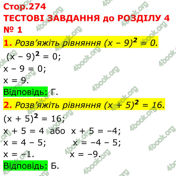 ГДЗ Алгебра 8 клас Тарасенкова (2025)