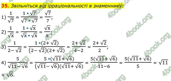ГДЗ Алгебра 8 клас Тарасенкова (2025)