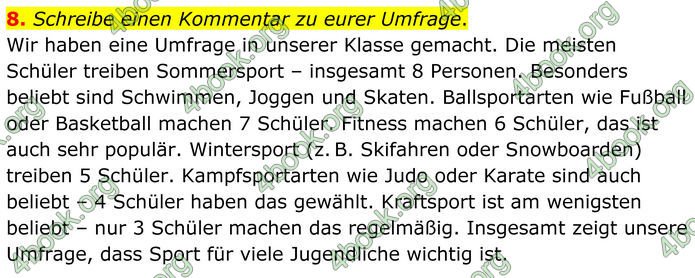 ГДЗ Німецька мова 8 клас Сотникова (2025) 4 рік