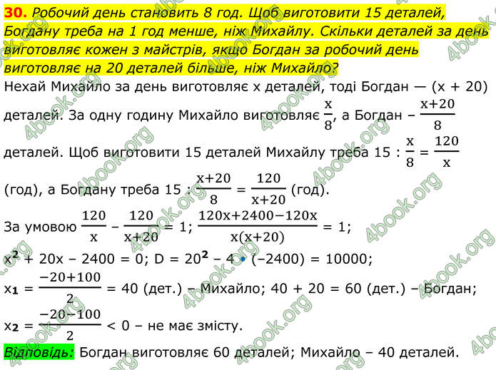 ГДЗ Математика 8 клас Істер (2025) - 2 ЧАСТИНА
