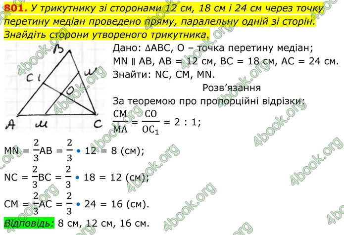 ГДЗ Геометрія 8 клас Бурда (2025)