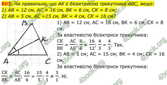 ГДЗ Геометрія 8 клас Бурда (2025)