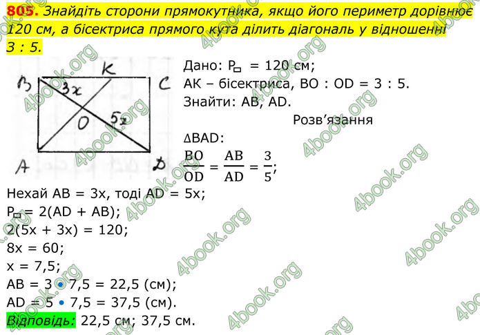 ГДЗ Геометрія 8 клас Бурда (2025)