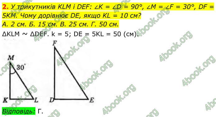ГДЗ Геометрія 8 клас Бурда (2025)