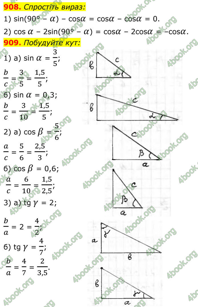 ГДЗ Геометрія 8 клас Бурда (2025)