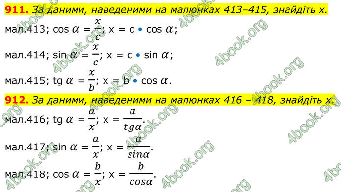 ГДЗ Геометрія 8 клас Бурда (2025)
