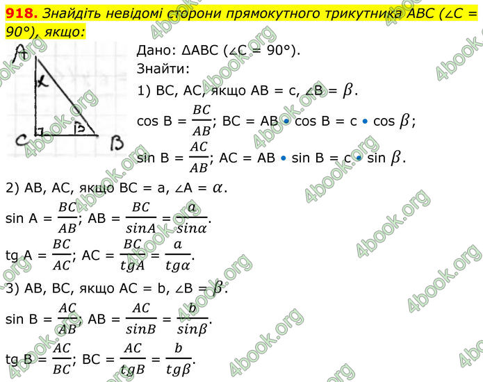 ГДЗ Геометрія 8 клас Бурда (2025)