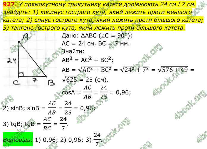 ГДЗ Геометрія 8 клас Бурда (2025)