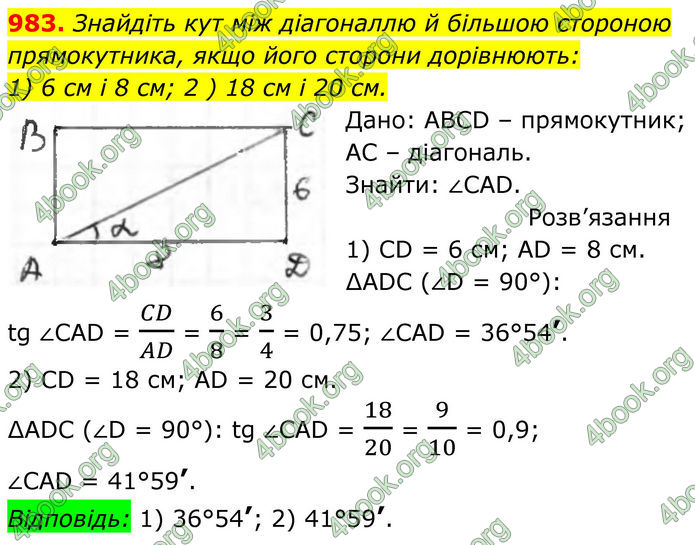 ГДЗ Геометрія 8 клас Бурда (2025)