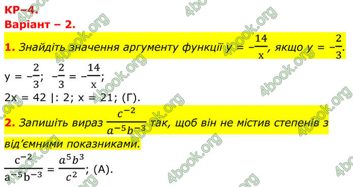 ГДЗ зошит Алгебра 8 клас Тарасенкова