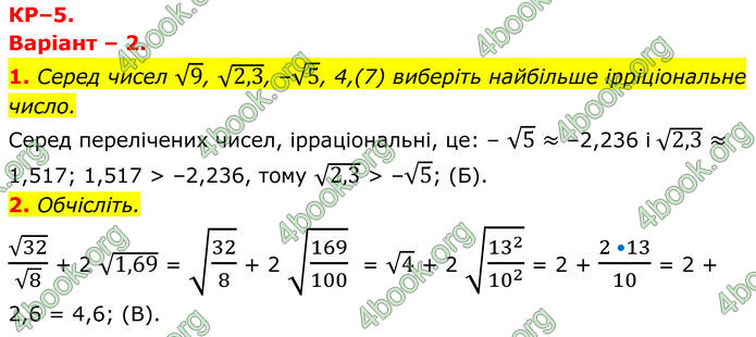 ГДЗ зошит Алгебра 8 клас Тарасенкова