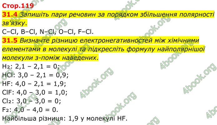 ГДЗ Зошит Хімія 8 клас Григорович (2025)