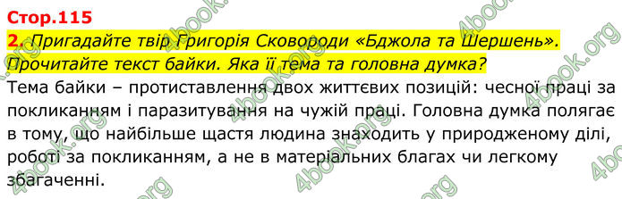 ГДЗ Українська література 8 клас Калинич