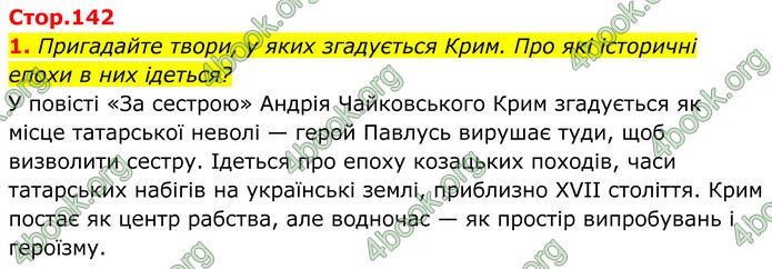 ГДЗ Українська література 8 клас Калинич