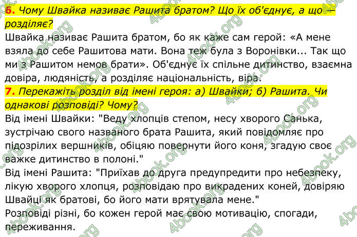ГДЗ Українська література 8 клас Калинич